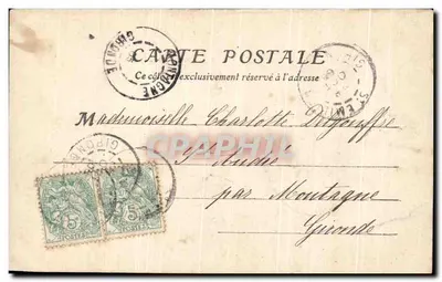 FLOIRAC, PRÓXIMO A BORDEAUX — Castelo de Castel-Floirac — Editor Légerne, n°1951 — Verso