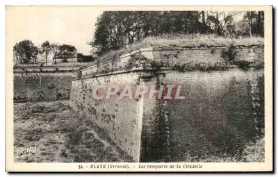 Blaye (Gironde) — Os muros da Cidadela — Gaby