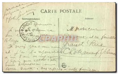 Blaye - A Cidadela, vista da Gironde — A. Baron, editor — Verso