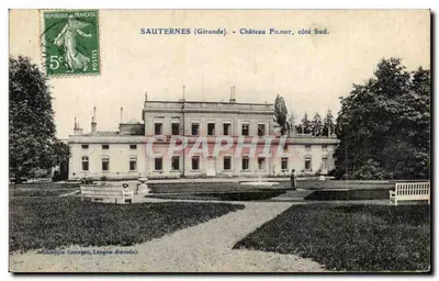 Sauternes (Gironde) - Castelo Filmot, lado Sul.