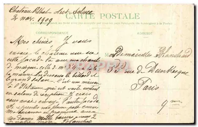 Sauternes (Gironde) - Castelo Filmot, lado Sul. — Verso