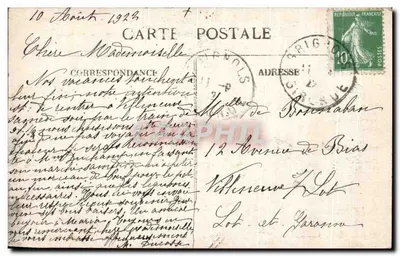 Luttinges (Gironde) — Zamek (strona północno-wschodnia) — Wydawca: Éd. G. Baudouin, Luttinges — Rewers