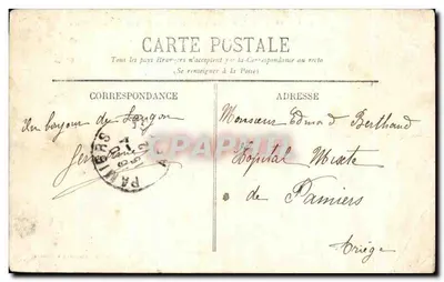 Mazères, près Langon (Gironde) — Château de Roquetaillade — éditeur Bromotype Gautreau, Langon (Gironde) — Verso