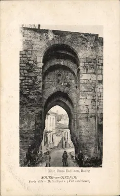 Bourg-sur-Gironde — Porta chamada « Batailleyre » — Edit. Roné Cadilhon, Bourg