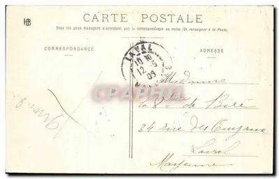 ST-GERMAIN-DU-PUCH, perto de Libourne — Castelo do Grande Puch — Henry Guiller, 34, 42 bis e ½, rua Fonneute. — Verso