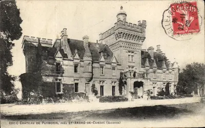 Castelo de Puymorin, perto de St-André-de-Cubzac (Gironde) — Henry Guillier, rua Fonneuve — (2951)