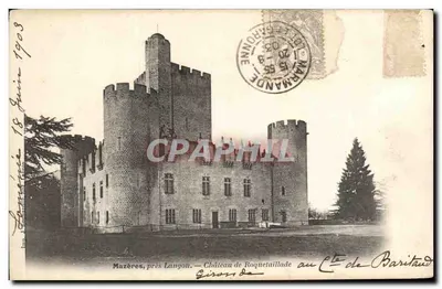 Mazères, perto de Langon — Castelo de Roquetaillade — editor Giron de Baritaud