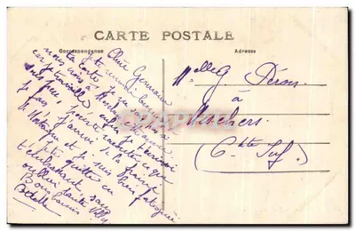 SAINT-FORT-sur-GIRONDE — Zamek Sallles — Wydawnictwo J. Moxsion, Fryzjer - Papierkarnia — Rewers