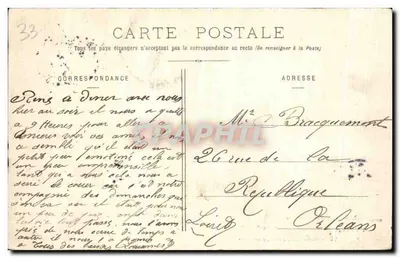 Fronsac (Gironde) — Castelo "La Dauphine" — Ed. Morange — Verso