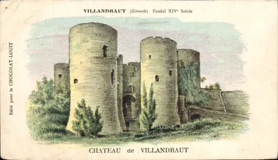 विलांड्रॉट के किला — गिरोंड — चॉकलेट-लूइत के लिए छापा