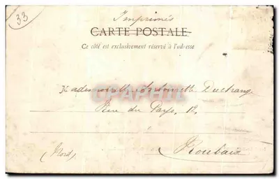 St-Christophe-des-Bardes, blisko St-Émilion — Zamek Le Cauze — Henry Guillier, 31, 42 bis i 44 rue Fonneuve, Libourne — Rewers