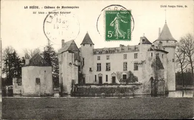 La Brède - Castelo de Montesqueu — XIIIº século — Cliché Panajou frères, Bx.