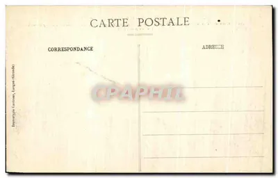 Cadillac-sur-Garonne (Gironde) — Ancient 16th-century castle, now a girls' preservation school — Publisher: Brenodtype, Laugon (Gironde), no. 2626 — Back