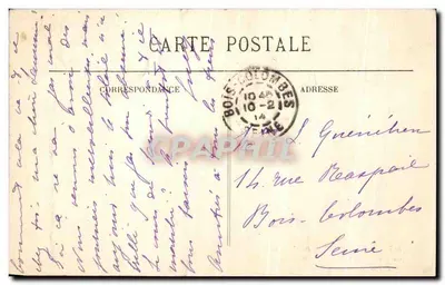 Arcachon - Côte d'Argent - De Plein Thiers en de Ingang van de Darsena - B.R. 3305 — Achterkant