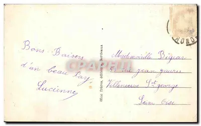Arcachon (Côte d'Argent) — La Spiaggia, marea alta — Les Hôtels BR. — Verso