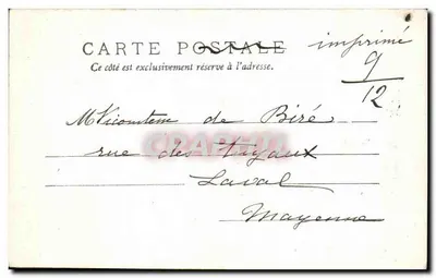 Grignols (Gironde) - Zamek — Eug. Dupin, wydawca, Casteljaloux, n°9 — Rewers