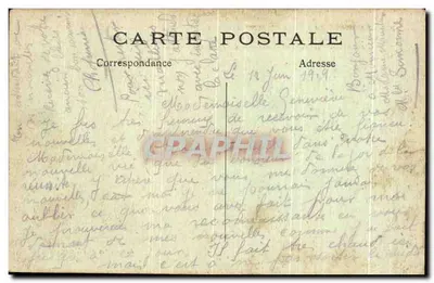 MARGAUX-MÉDOC (Gironde) Zamek Rausan-Ségla — bardzo stara pochodzenie — W 1661 roku, własność pana Pierre des Mesures de Rausan — wydawca Dando, ulica Ernest-Régnier, Blaye — Rewers