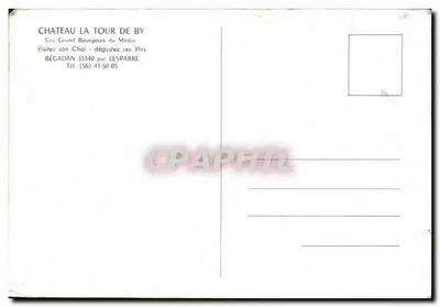 Castelo La Tour de By — Cru Grand Bourgeois do Médoc — editor Castelo La Tour de By — Verso