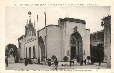 Pavilhão Nacional da Grã-Bretanha — Exposição Internacional dos Artes Decorativas, Paris 1925 — A.P.