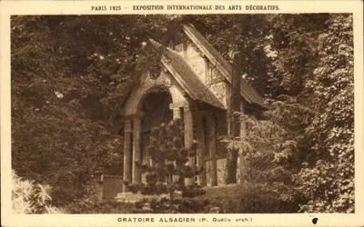 Oratório alsaciano — Exposição internacional dos arts decorativos, Paris 1925 — P. Guéélis arq.