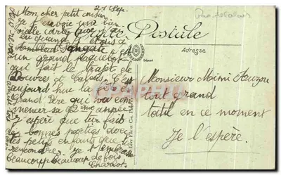 Calais — Turbie S « La Reina » — IL — Reverso