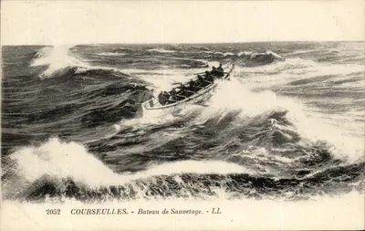 Courseulles-sur-Mer — Barco de Socorro — LL, n° 2052