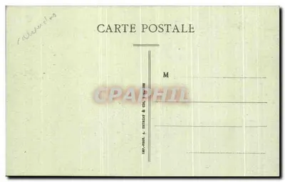 Greully (Calvados) — Castelo de Creulley - As Balustradas — Edição Delavre — Verso