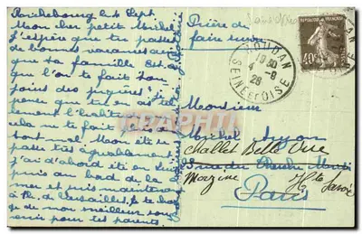 Richebourg (S.-et-O.) — Zamek, widok wewnętrzny — Wydawca: Louis Hudson — Rewers
