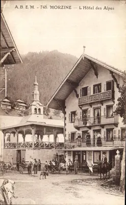 Morzine — L'Hôtel des Alpes — A.B.E.M. 748