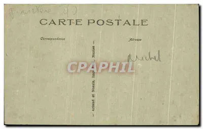 BREST - Most obrotowy — wydawca Artand et Nozais, Nantes — Rewers
