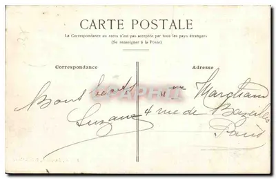 Sainte-Catherine-de-Fierbois — Zamek Comacre — Wydawca nie widoczny — Rewers