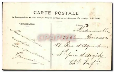 Lublé (I.-et-L.) — Castelo da Salmonière (fachada leste) — A. L. J. — Verso