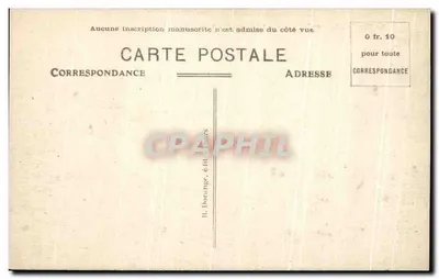 Kasteel van l'Aubrière (Oostzijde) — La Membrolle (I-et-L) — uitgever R. Dorange — Achterkant