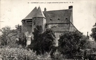 Cormery (i-et-L.) - Logis abbatial (lado Norte) — R. D.