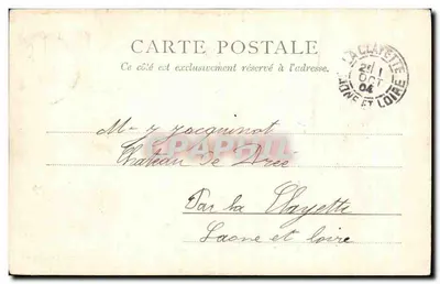 Kaplica św. Huberta — Amboise — Wydawca Paryż, nr 323 — Rewers