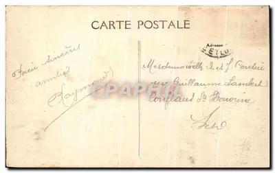 St-Patrice (I.-&-L.) — La facciata del Castello di Rochecotte e il Cedro — Cliché Maurice a Langedis — Verso