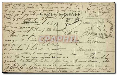 Restigné (L.-et-L.) — Kioszek i Kościół — C.M. wydawca — Rewers