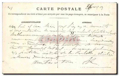 Zamek Candé — Monts (Indre-et-Loire) — Wydawca: CERCLE D'ÉPINAL — Rewers