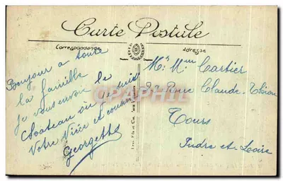 Joué-les-Tours — Zamek Marbelière (Strona Wschodnia) — L.I. — Rewers