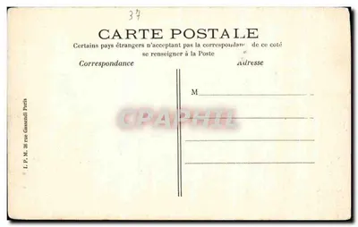 Bléré (Indre-et-Loire) — Feodale van Boisramé (16e eeuw) — Lib. pap. Baudry, G. Roger succ., uitg. Bléré — Achterkant