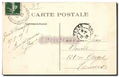 Ruínas de Etableau perto de Le Grand-Pressigny (Indre-et-Loire) — C. Brun Tabac à Grand-Pressigny — Verso