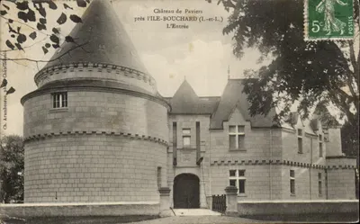 Castelo de Paviers — perto da Île-Bouchard (Loire-et-Loire) — Ch. Arambourou, n° 154