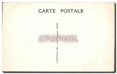Castelo da Tour - Rochecorbon (Indre-et-Loire) — A. B. — Verso