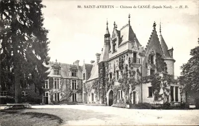 Saint-Avertin — Castelo de Cangé (fachada Norte) — H. B. n°80