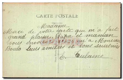 Parçay-Meslay (I.-et-L.) — Zamek Meslay — Foto Faurie — Rewers
