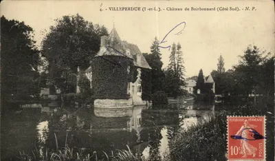 Villeperdue (I-et-L.) - Zamek Boisbonnard (Strona Południowa) - N.P.