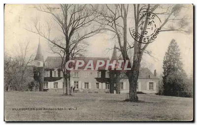 Bilhete postal antigo Villeseptier Pres Rochecorbon