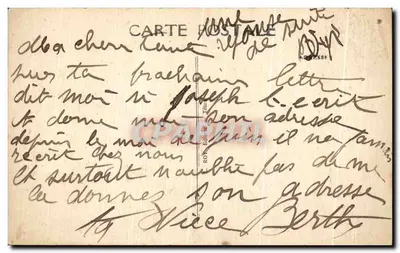 Zamek w Valmér (Côte de Chançay) — wydawnictwo Cauzin — Rewers