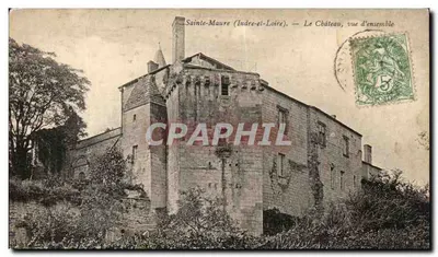 Sainte-Maure (Indre-et-Loire) — Het Kasteel, algemene uitzicht