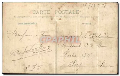 Tours — Plac Choiseul i Tranchée — N.P. — Rewers
